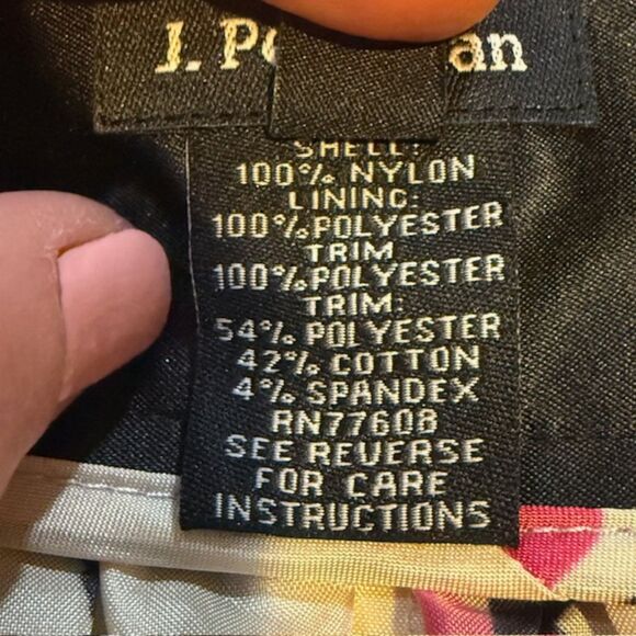 J Peterman Floral Print Ruffle Skirt Size 16 Cottagecore Romantic Maxi - Picture 9 of 10